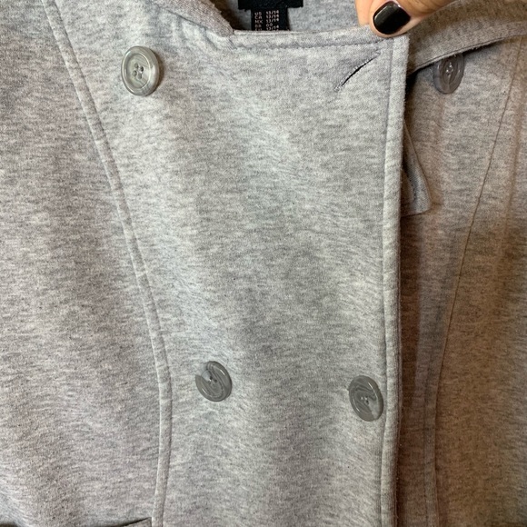 Forever 21 Girls Fleece Pea Coat - Picture 3 of 13